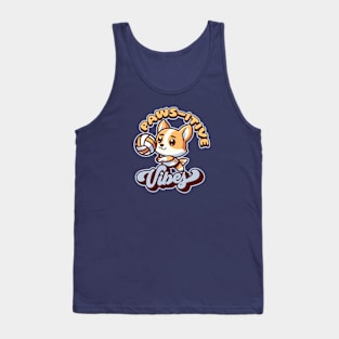 Volleyball Corgi | Paws-itive Vibes Tank Top